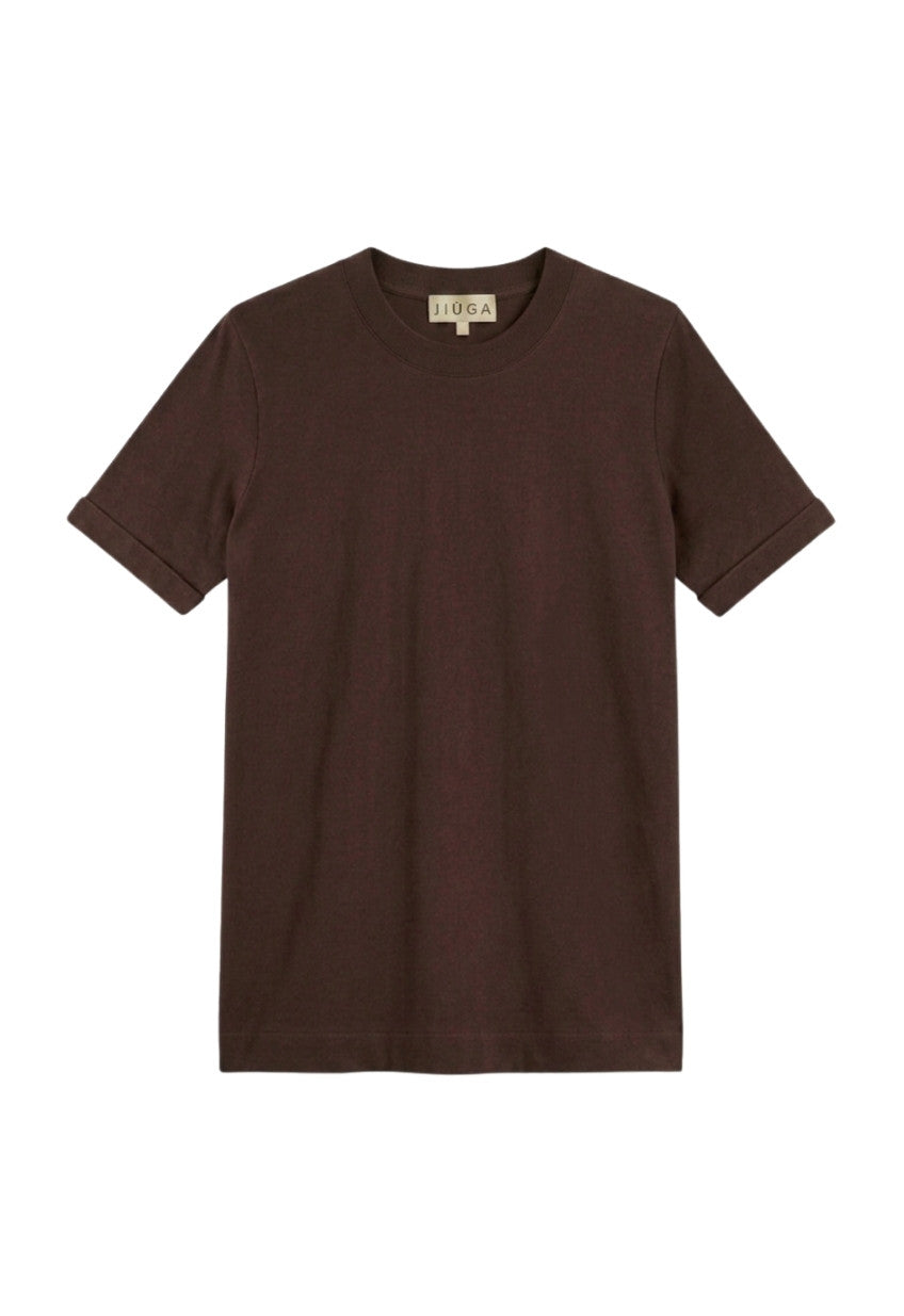 Camiseta Basica Cafe Oscura