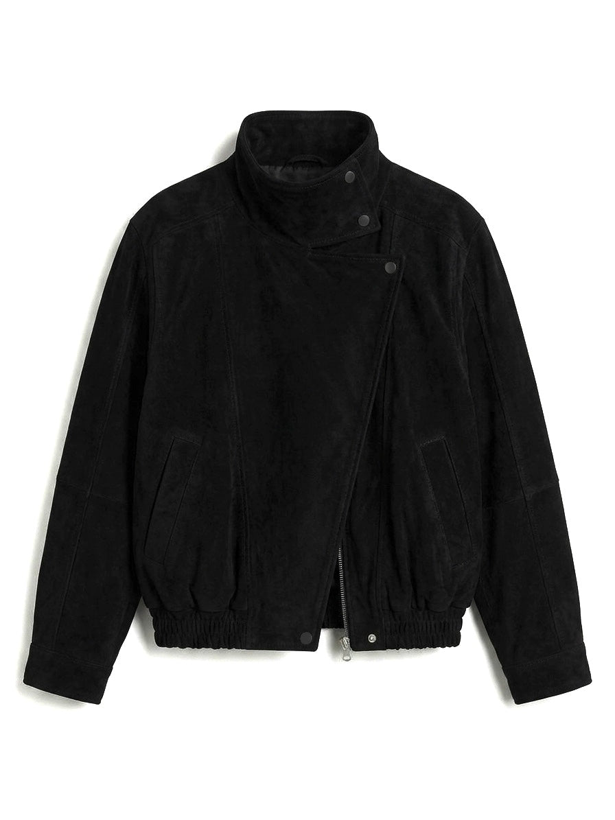 Chaqueta Bali Gamuza Negra