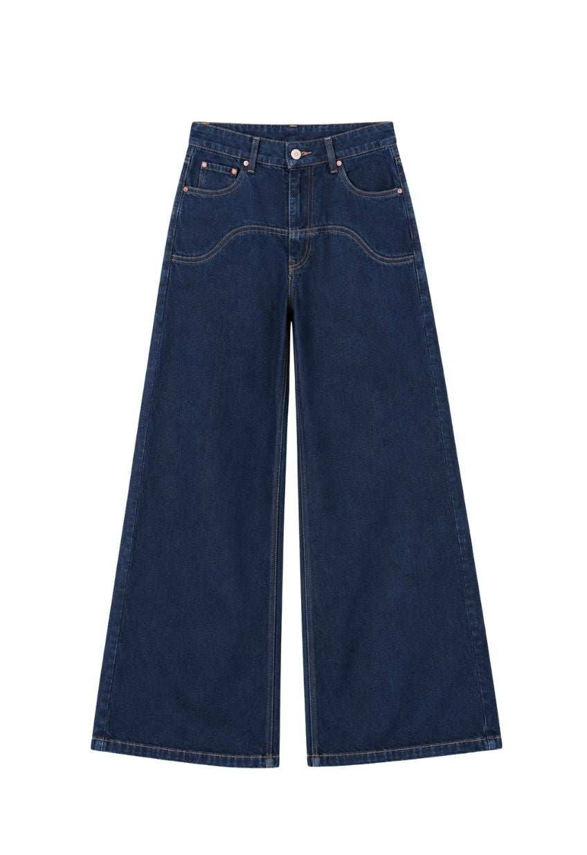 Jean Wave Azul Oscuro