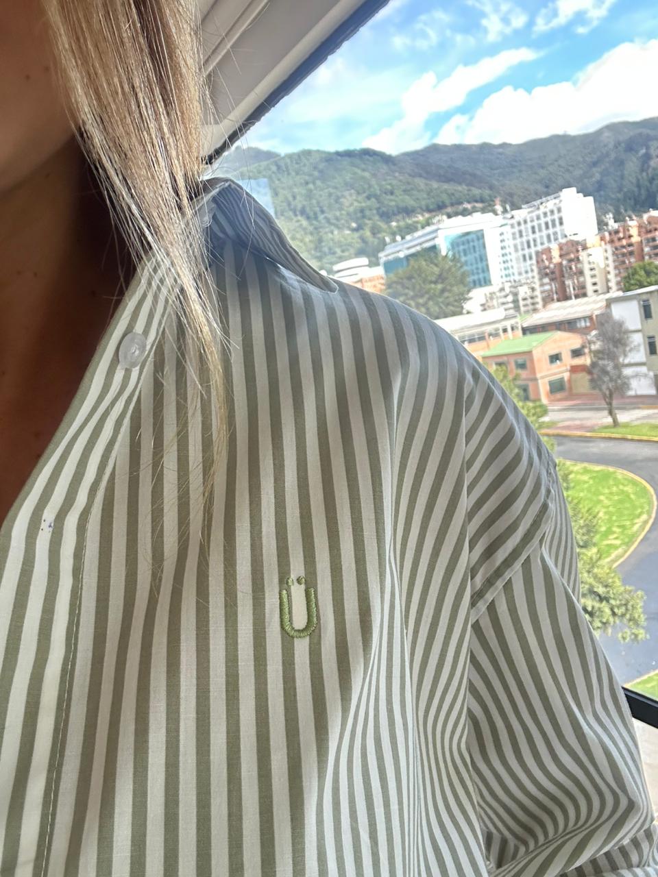 Camisa Verde Rayas