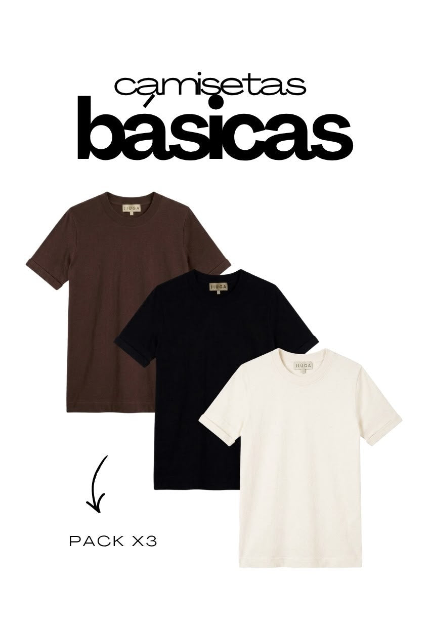 Pack Camisetas x 3