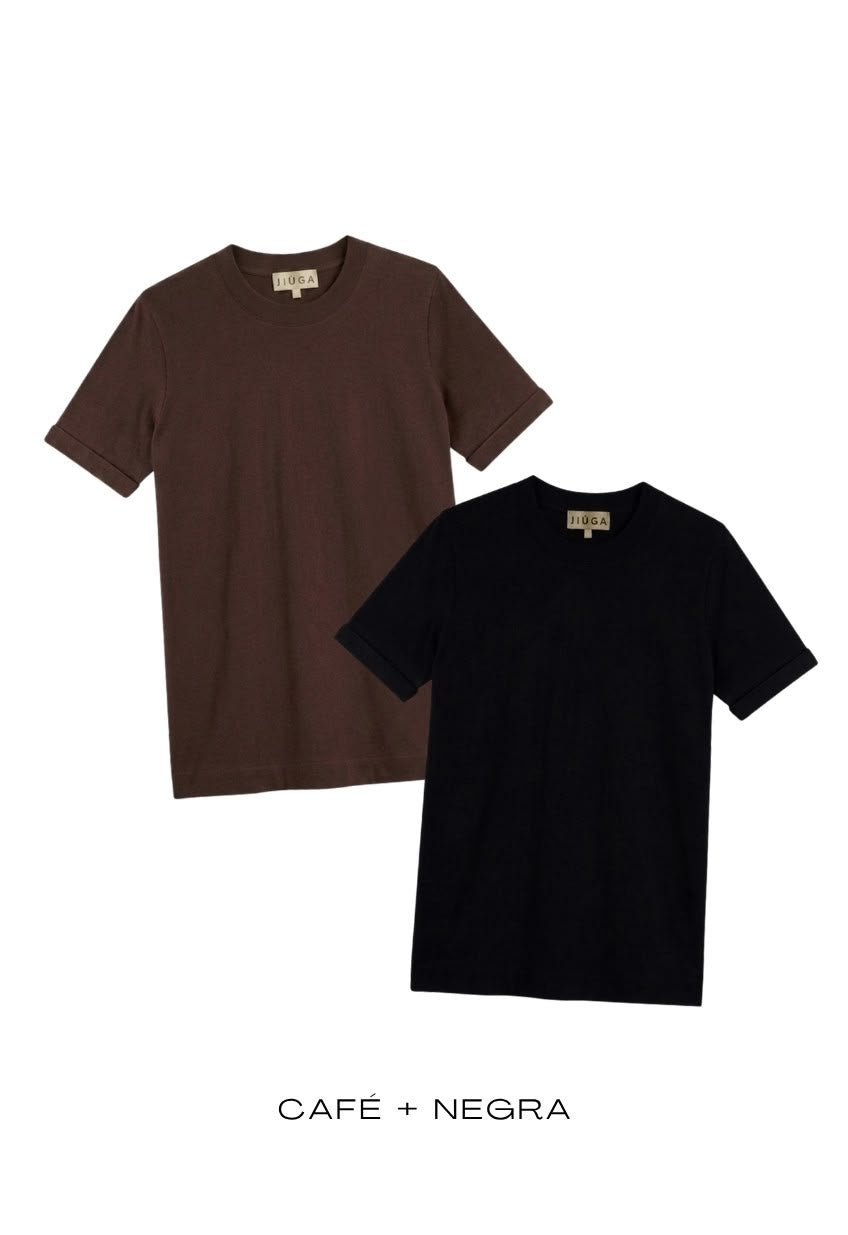 Pack Camisetas x Cafe / Negra