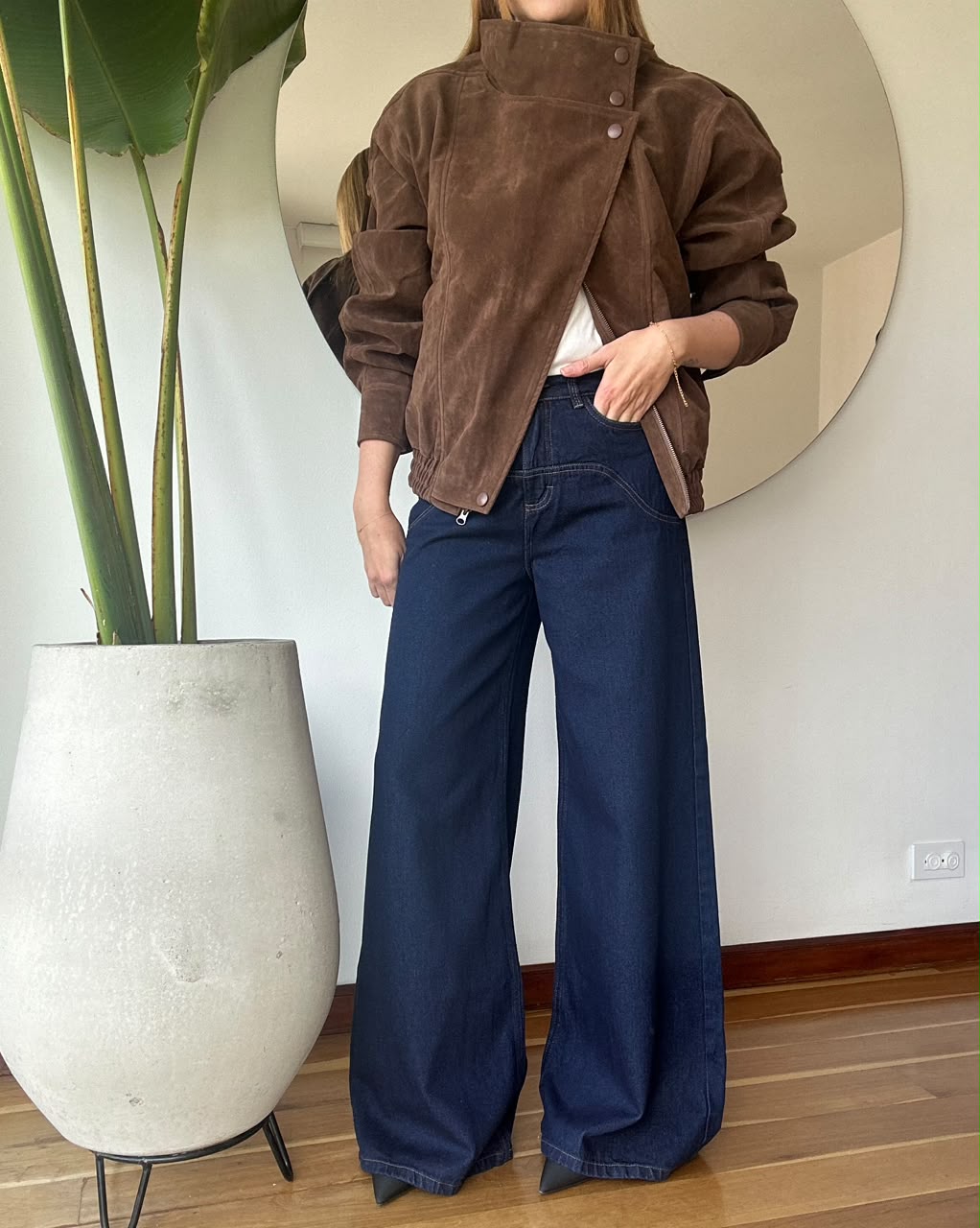 Jean Wave Azul Oscuro
