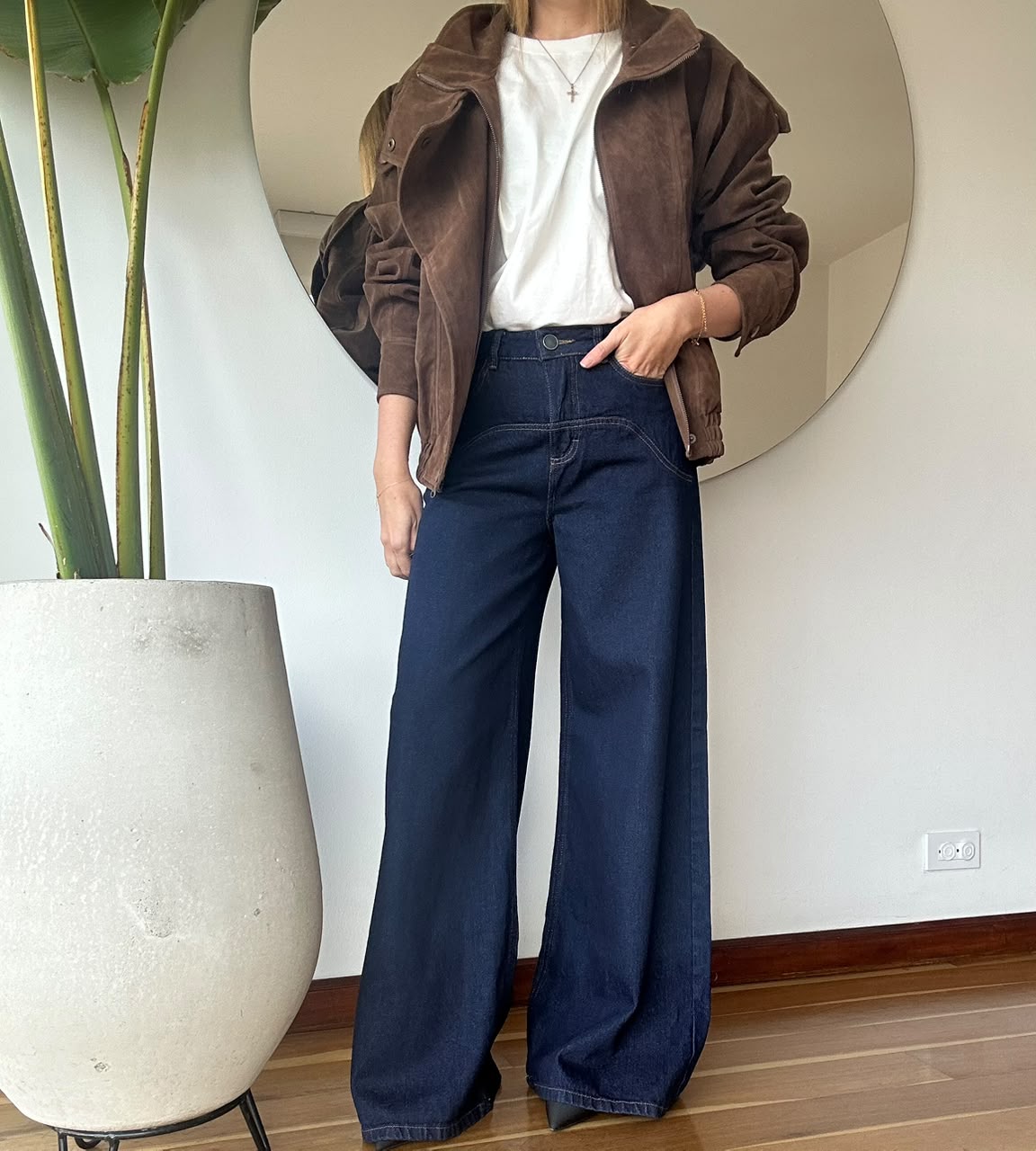 Jean Wave Azul Oscuro