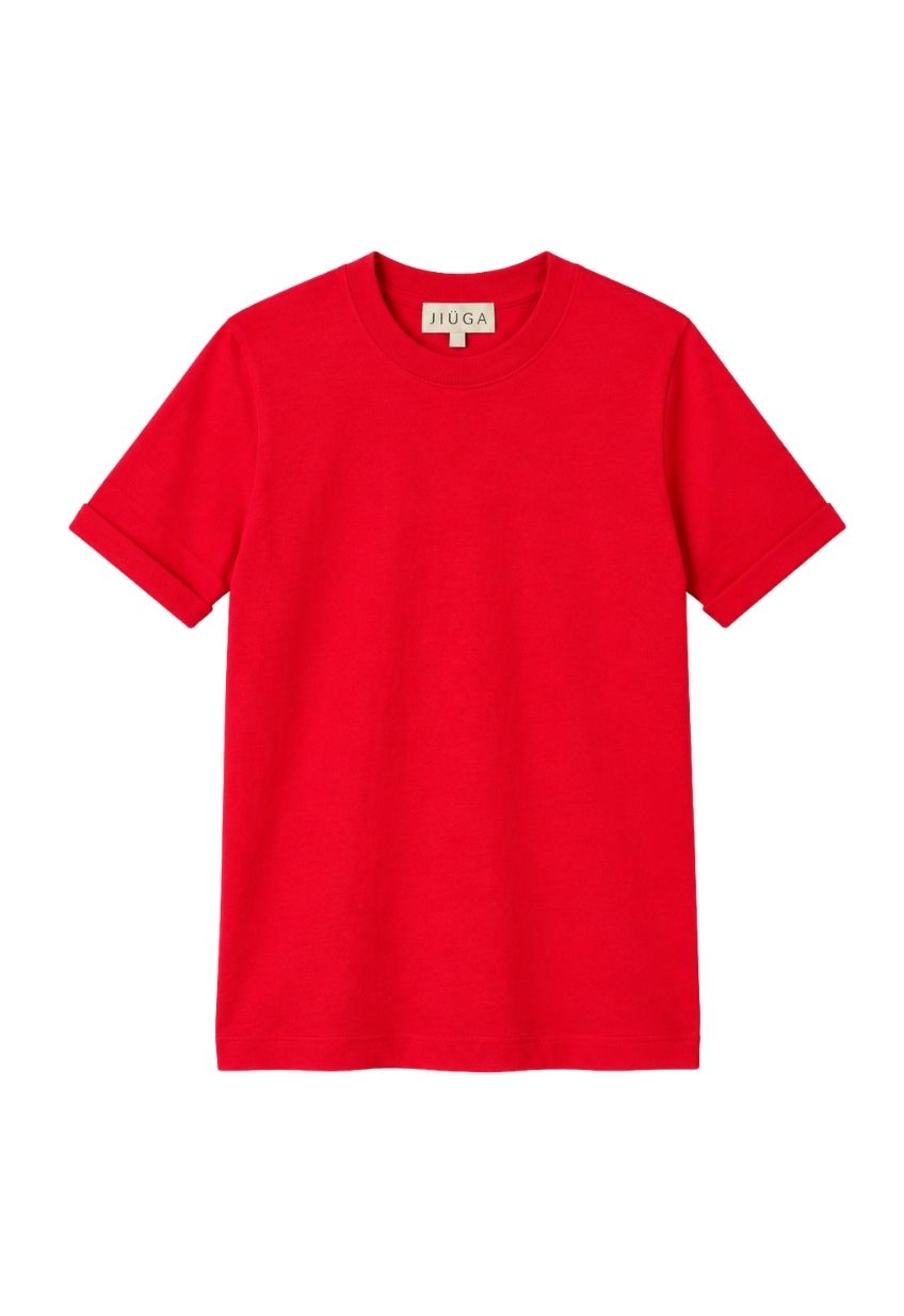 CAMISETA BASICA ROJA
