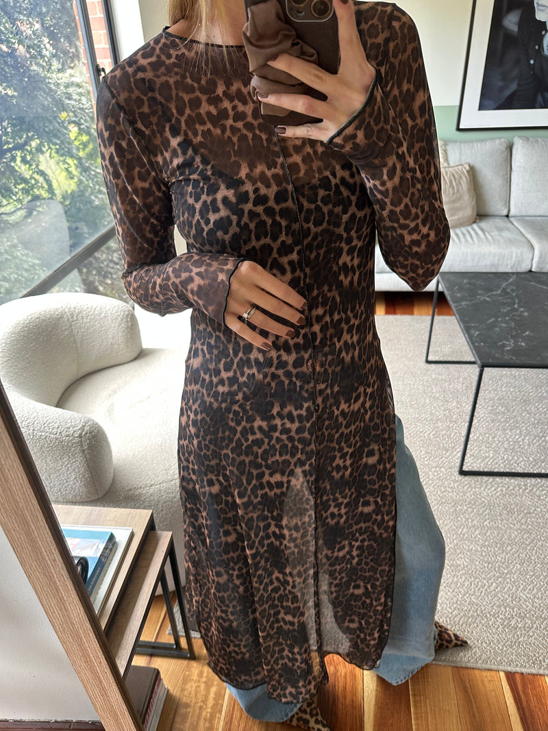 Mesh Largo Leopardo