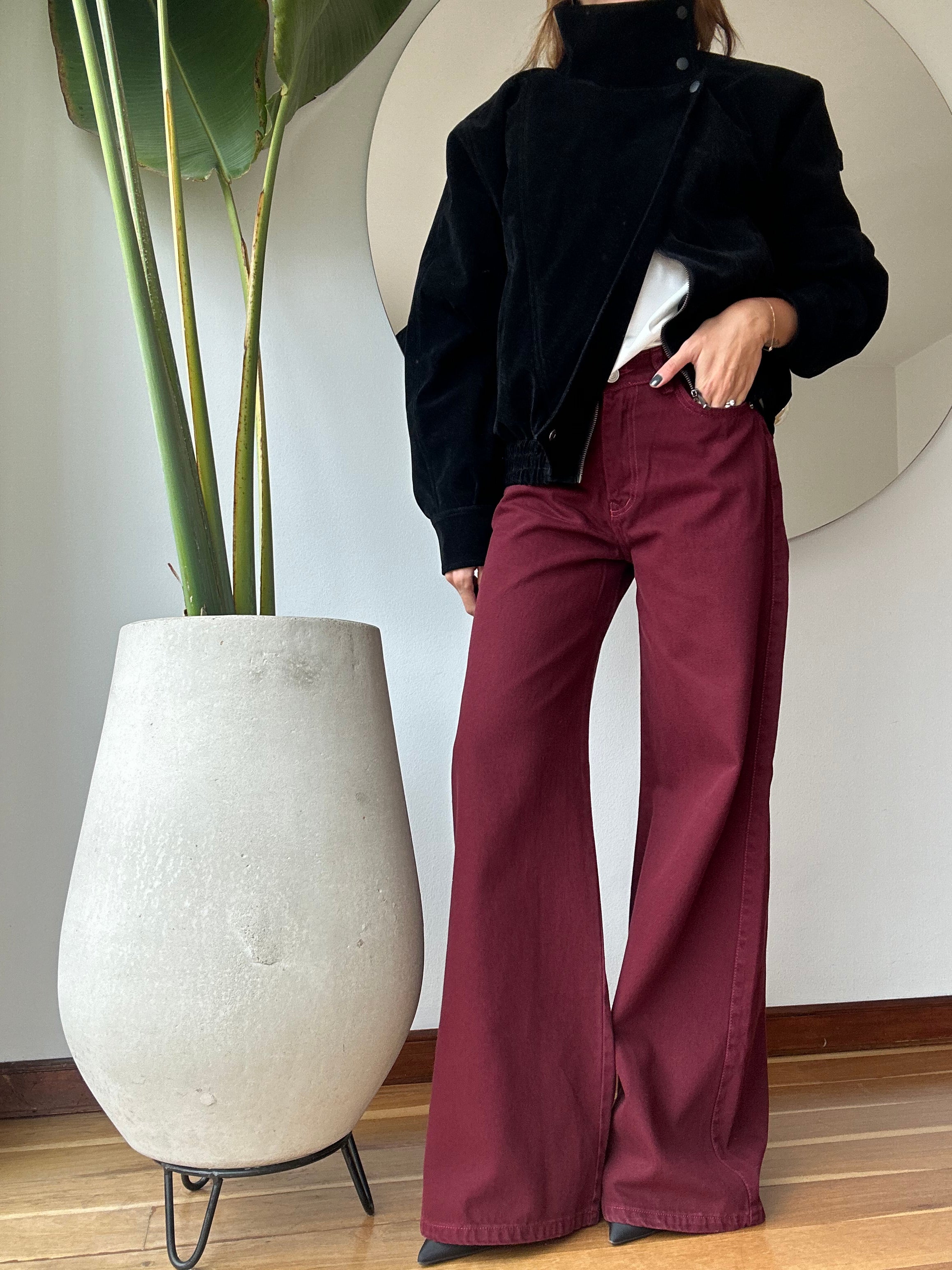 Chaqueta Bali Gamuza Negra