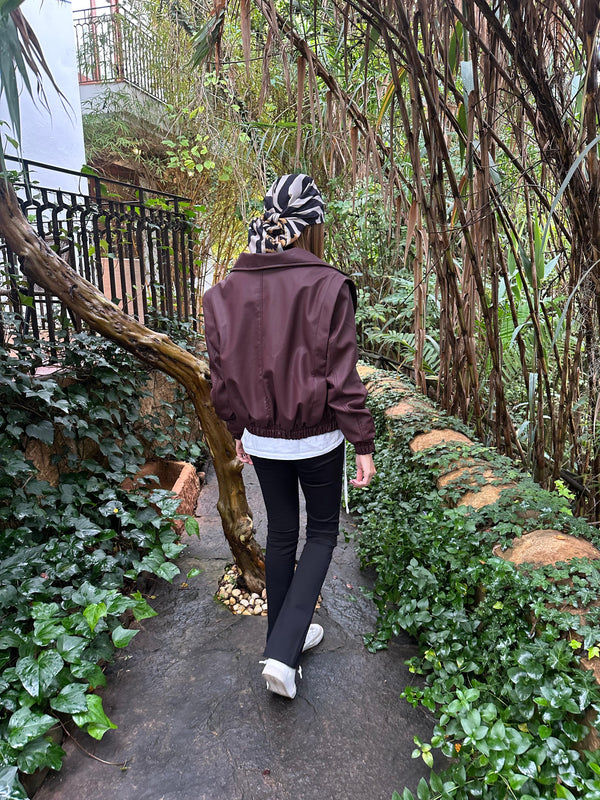 Chaqueta Ada Borgoña