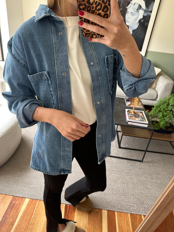 Camisa Jean vintage