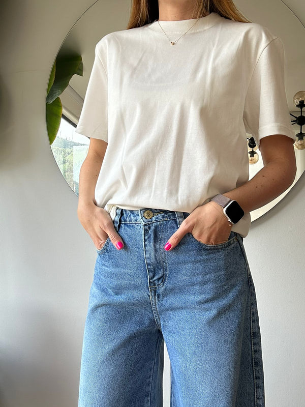 Camiseta Basica Blanco Talla única