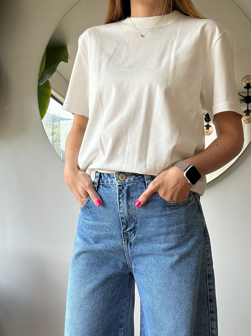 Camiseta Basica Blanco Talla única