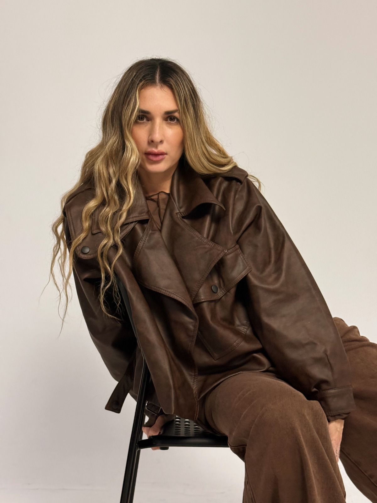 Chaqueta cazadora Tokyo Café Oscuro Talla única Cafe oscuro