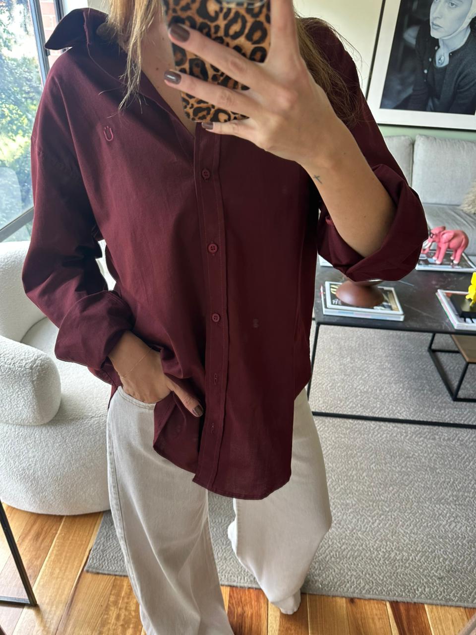 Camisa Vinotinto