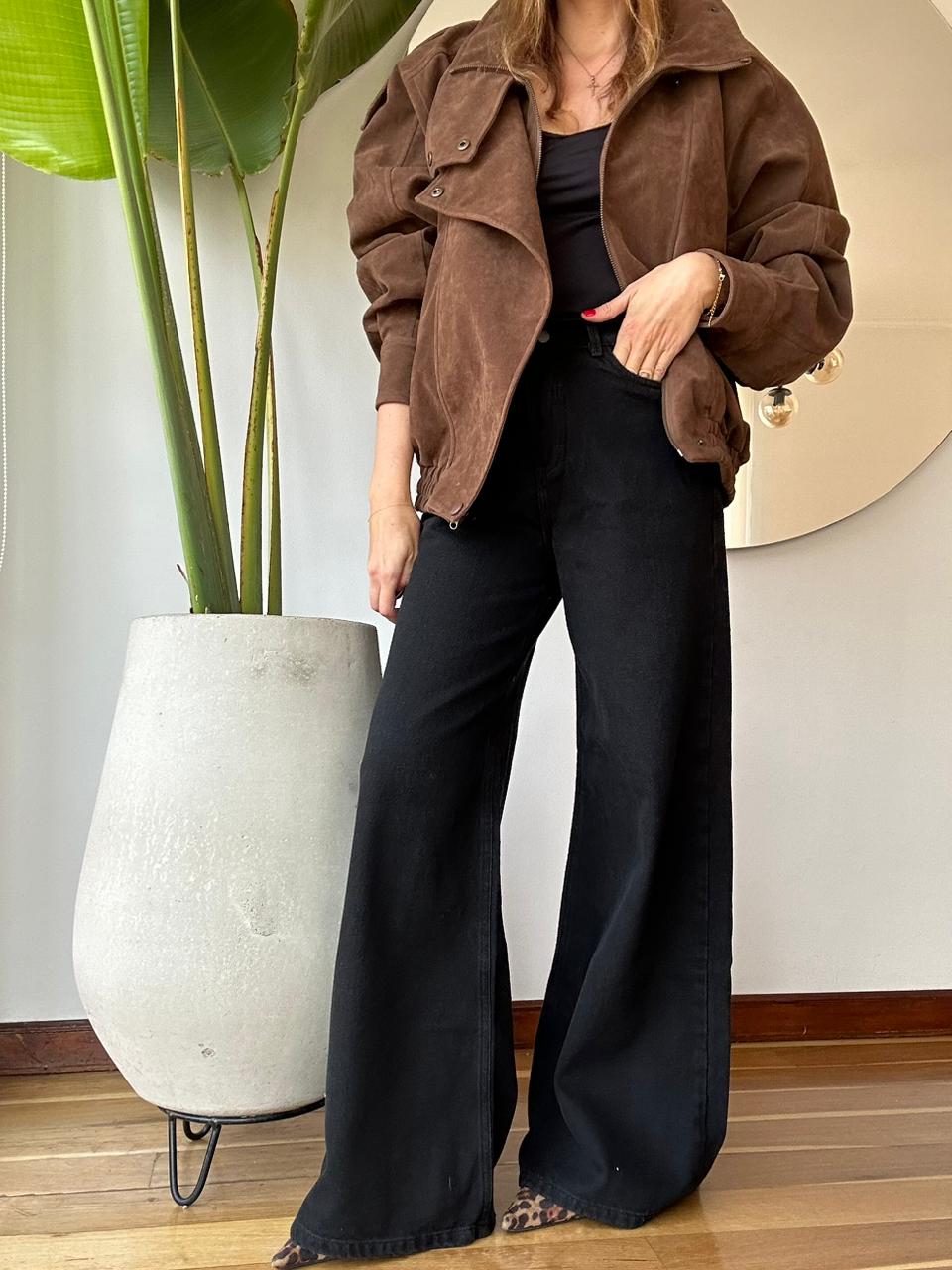 Chaqueta Bali Gamuza Café