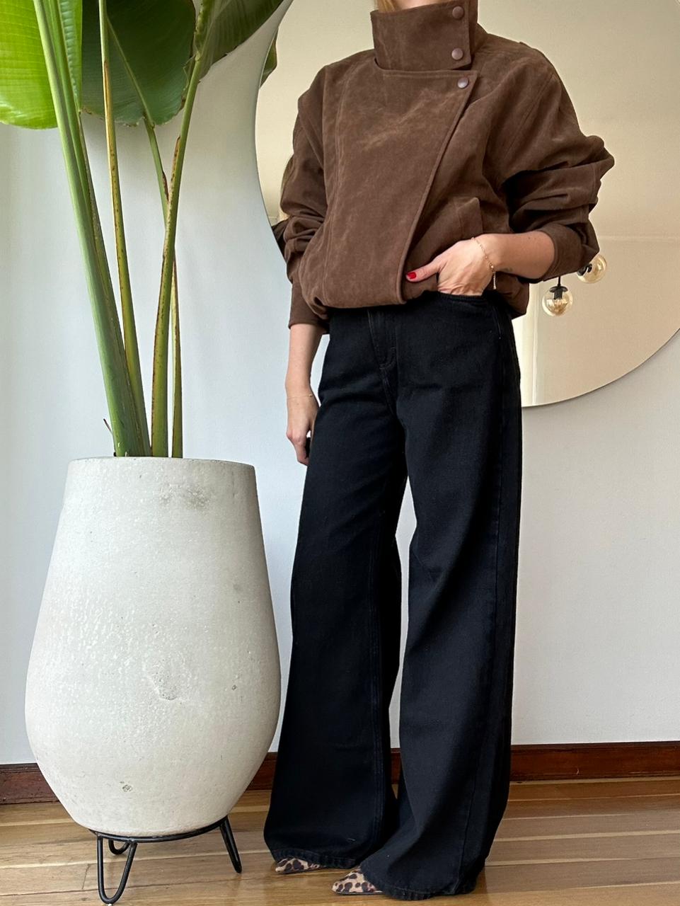 Chaqueta Bali Gamuza Café