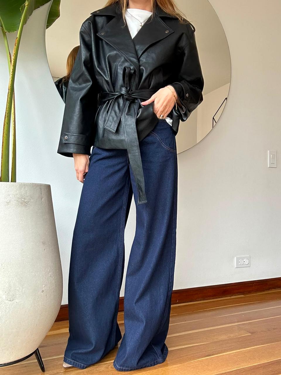 Chaqueta Biker Bow