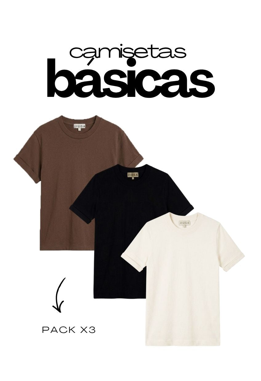 Pack Camisetas x 3
